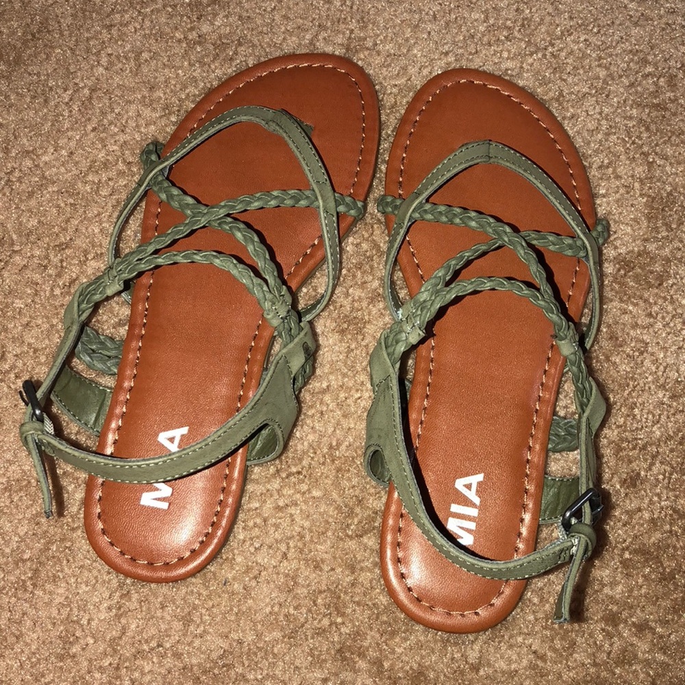 Mia Dannie Braided Thong Sandal